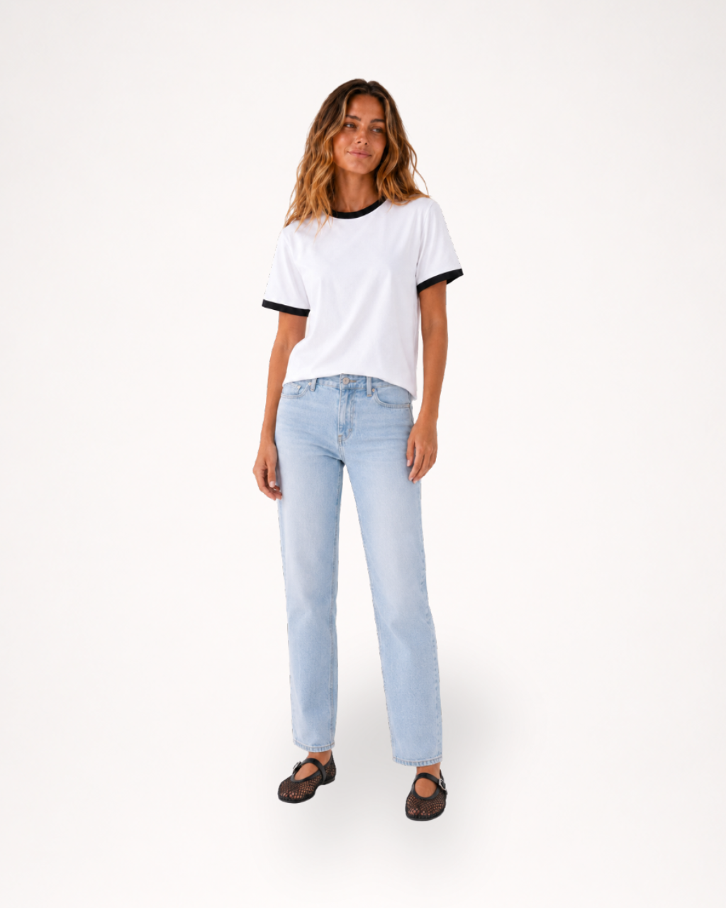 T-SHIRT ATLAS BLANC
