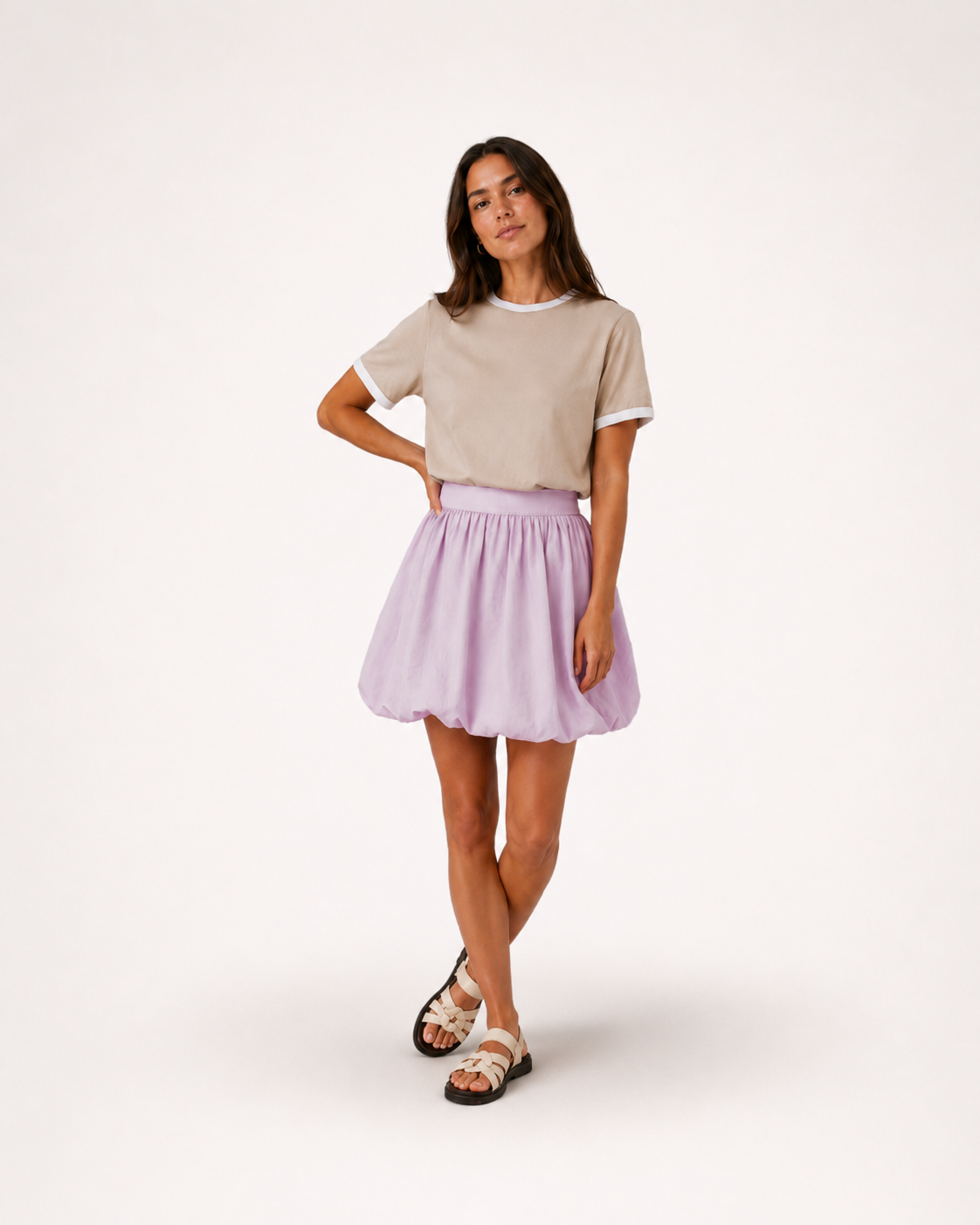 T-SHIRT ATLAS BEIGE