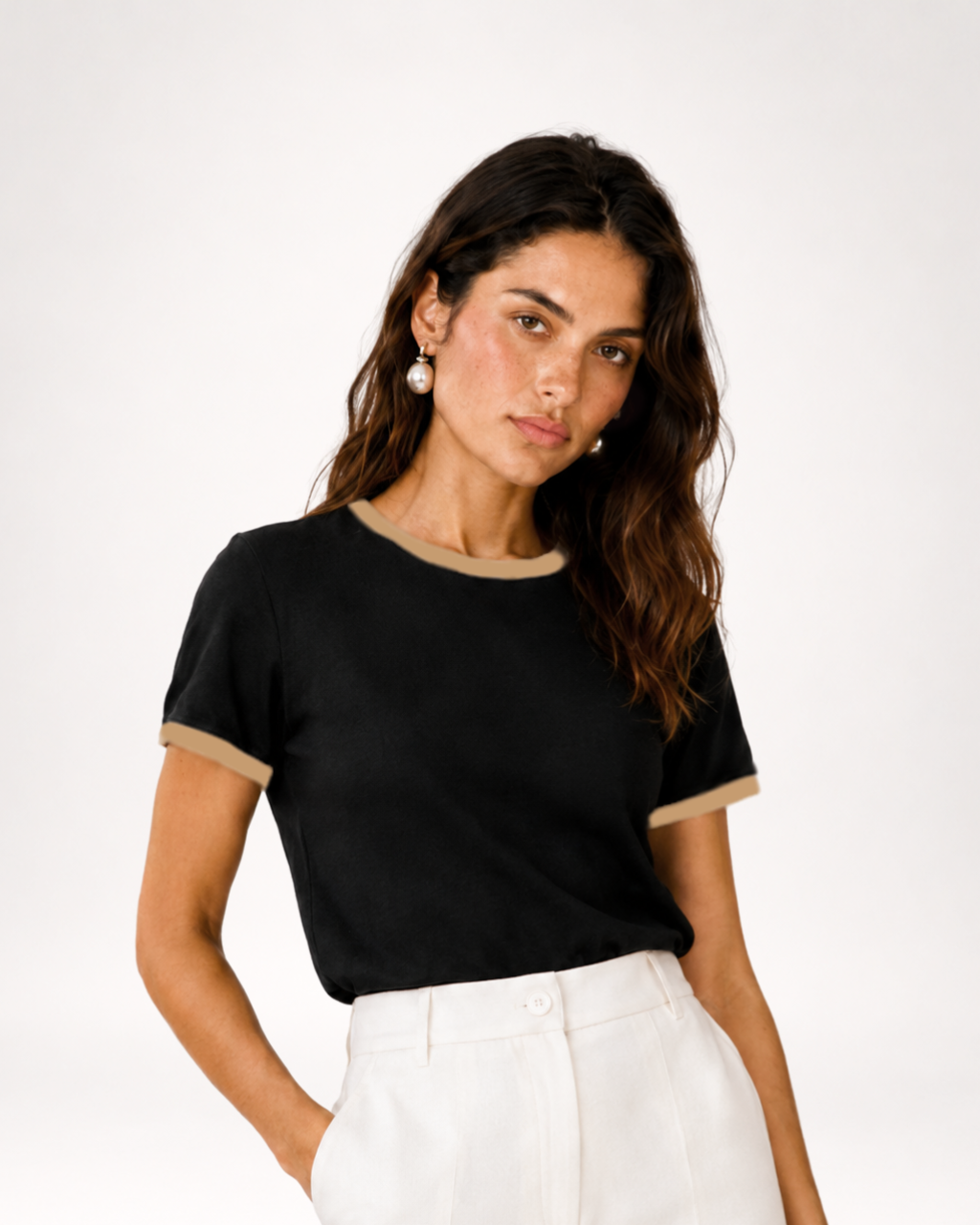 T-SHIRT ATLAS NOIR