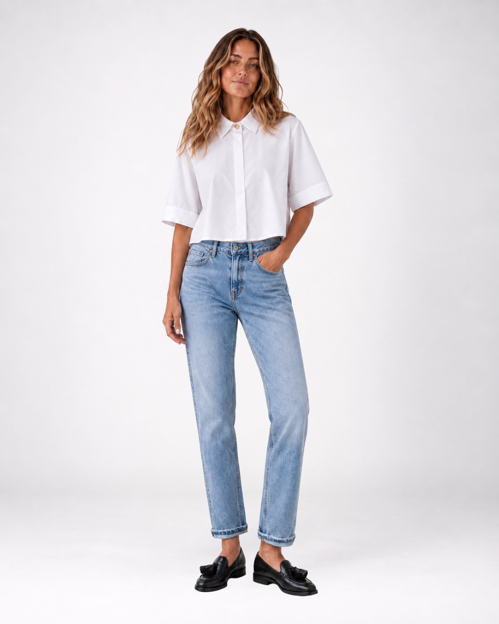 GIÉNAH OXFORD COTTON SHIRT